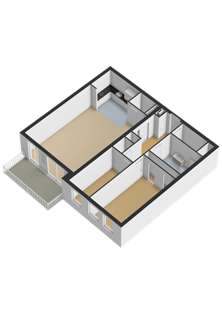 Floorplan - Plecht 88, 3751 WD Bunschoten-Spakenburg
